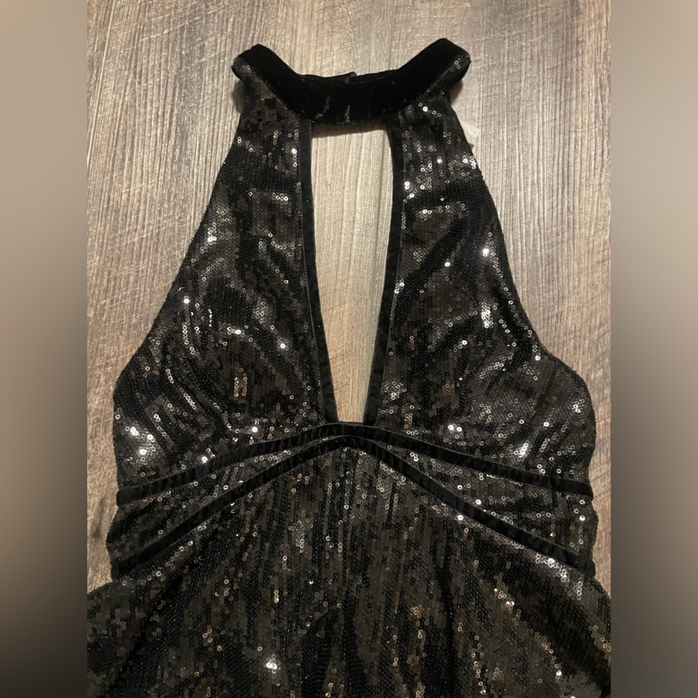 Free People Black Sequin Dress - Picture 2 of 6